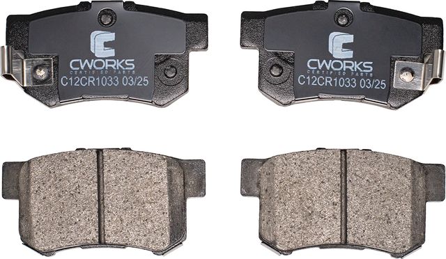 Колодки задние CWORKS C12CR1033. Артикул C12CR1033