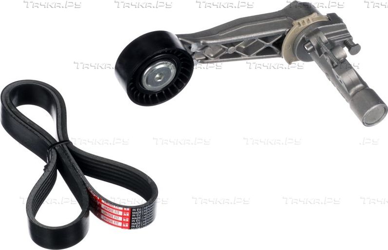 Приводной ремень поликлиновой с роликами (комплект) Gates Micro-V® Kit UNIQUE FIT для Citroen C4 II 2009-2026. Артикул K016PK903XS