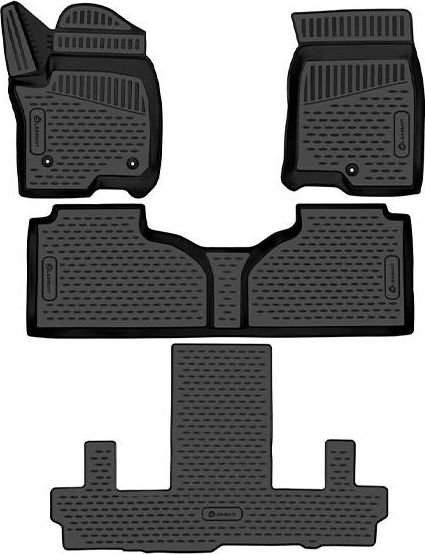 Коврик Element 3D для салона Chevrolet Tahoe V (раздельные сид. 2 ряда, США) 2020-2026. Артикул ELEMENT3DAN0215210k