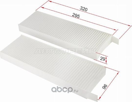 Фильтр салона CITROEN BERLINGOPEUGEOT PARTNER 08- (SAT). Артикул ST6447XF