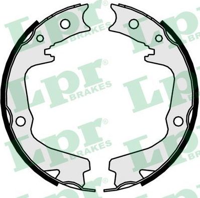 Тормозные колодки (стояночная тормозная система) LPR задние для Subaru Forester II 2002-2008. Артикул 01031