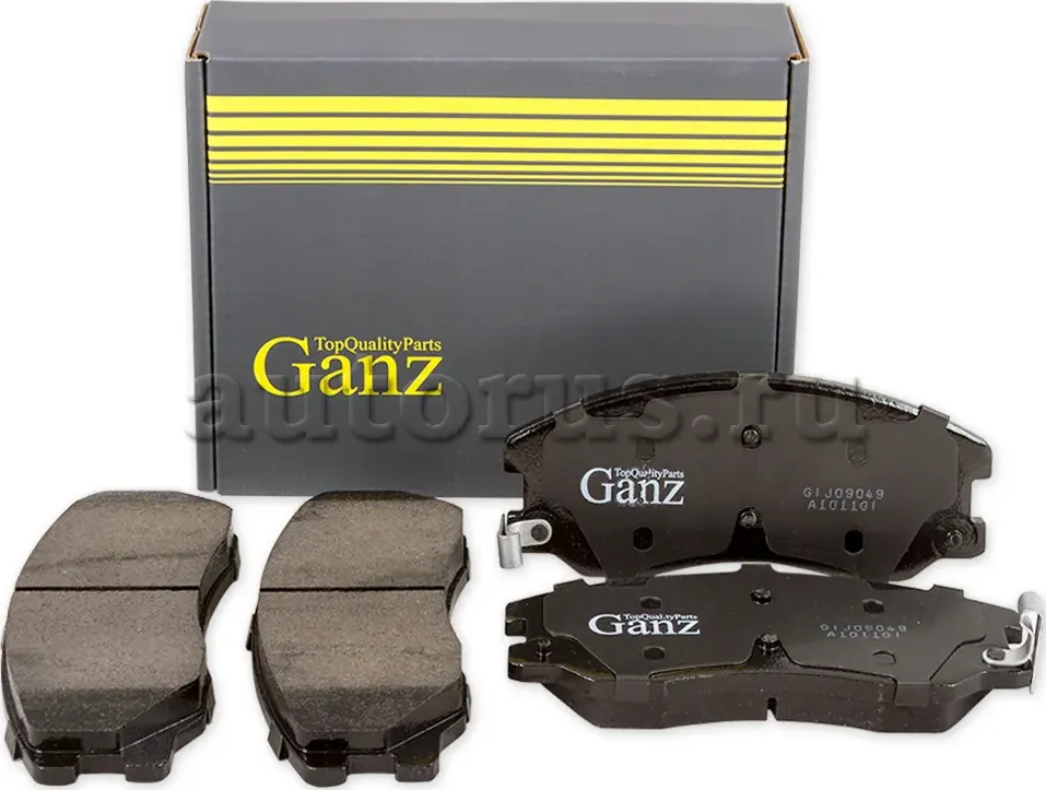 Колодки торм.пер. (Ganz). Артикул GIJ09049