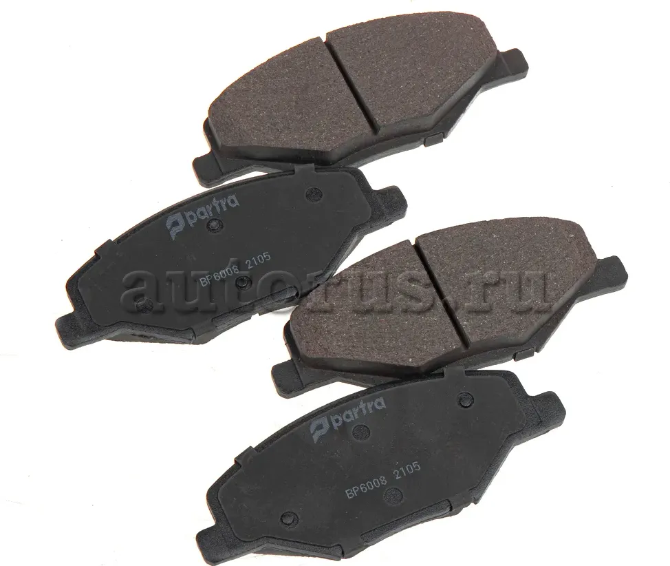 Колодки тормозные дисковые | перед прав/лев | (Partra). Артикул BP6008
