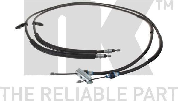 Трос ручника (тросик ручного тормоза) NK правый/левый для Volvo C70 II 2006-2013. Артикул 904844