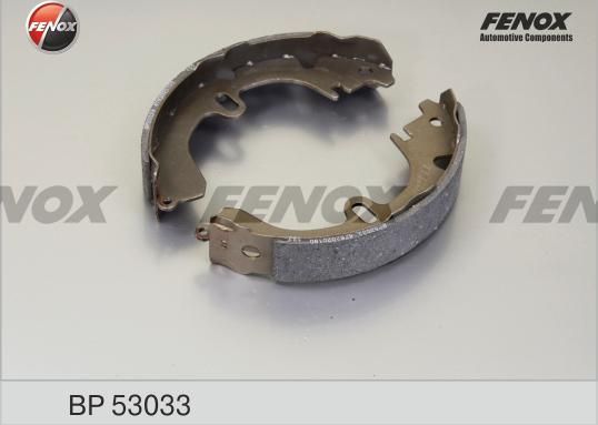 Тормозные колодки Fenox. Артикул BP53033