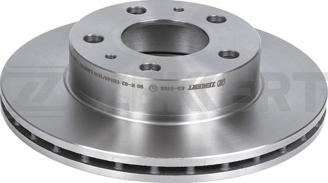 Тормозной диск Zekkert передний для Peugeot Boxer II (230) 1994-2002. Артикул BS-5153