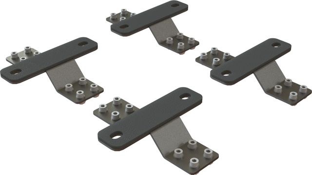 Комплект кронштейнов крепления палатки на багажник STC. Артикул STC-TR-CT