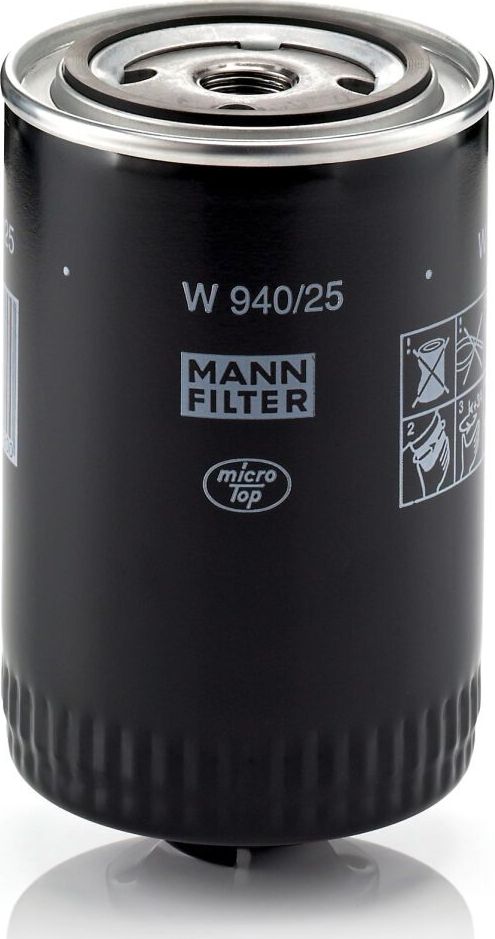 Масляный фильтр Mann-Filter. Артикул W 940/25