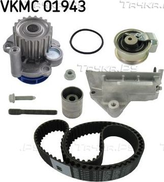 Помпа (водяной насос) с комплектом ремня ГРМ SKF для Volkswagen Golf IV 1998-2001. Артикул VKMC 01943