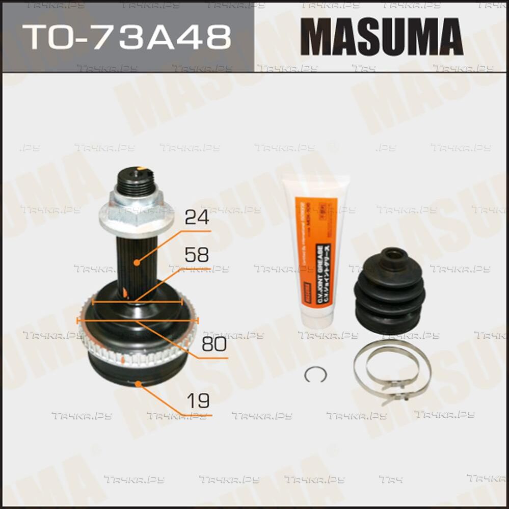Шрус наружный (граната) Masuma. Артикул TO-73A48