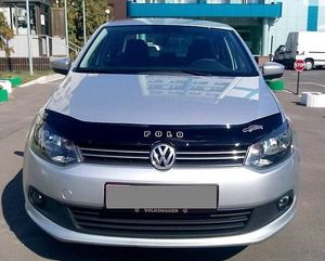 Дефлектор Vip-Tuning для капота Volkswagen Polo V седан 2009-2015. Артикул VW26