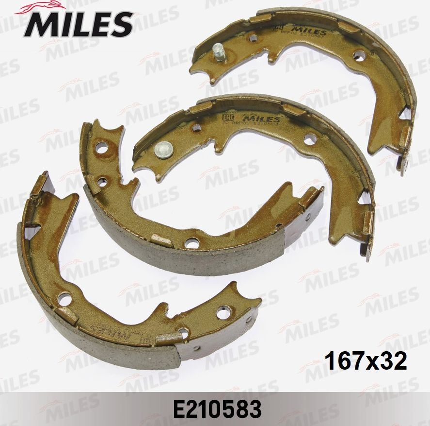 Тормозные колодки (стояночная тормозная система) Miles. Артикул E210583