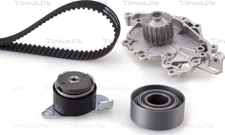 Помпа (водяной насос) с комплектом ремня ГРМ Gates PowerGrip® для Renault Laguna I 1993-2001. Артикул KP15435XS
