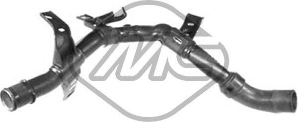 Патрубок радиатора (системы охлаждения) Metalcaucho. Артикул 03198