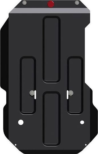 Защита Шериф усиленная (3 мм) для КПП Volkswagen Touareg II 2014-2018. Артикул 3613