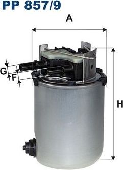 Топливный фильтр Filtron. Артикул PP 857/9