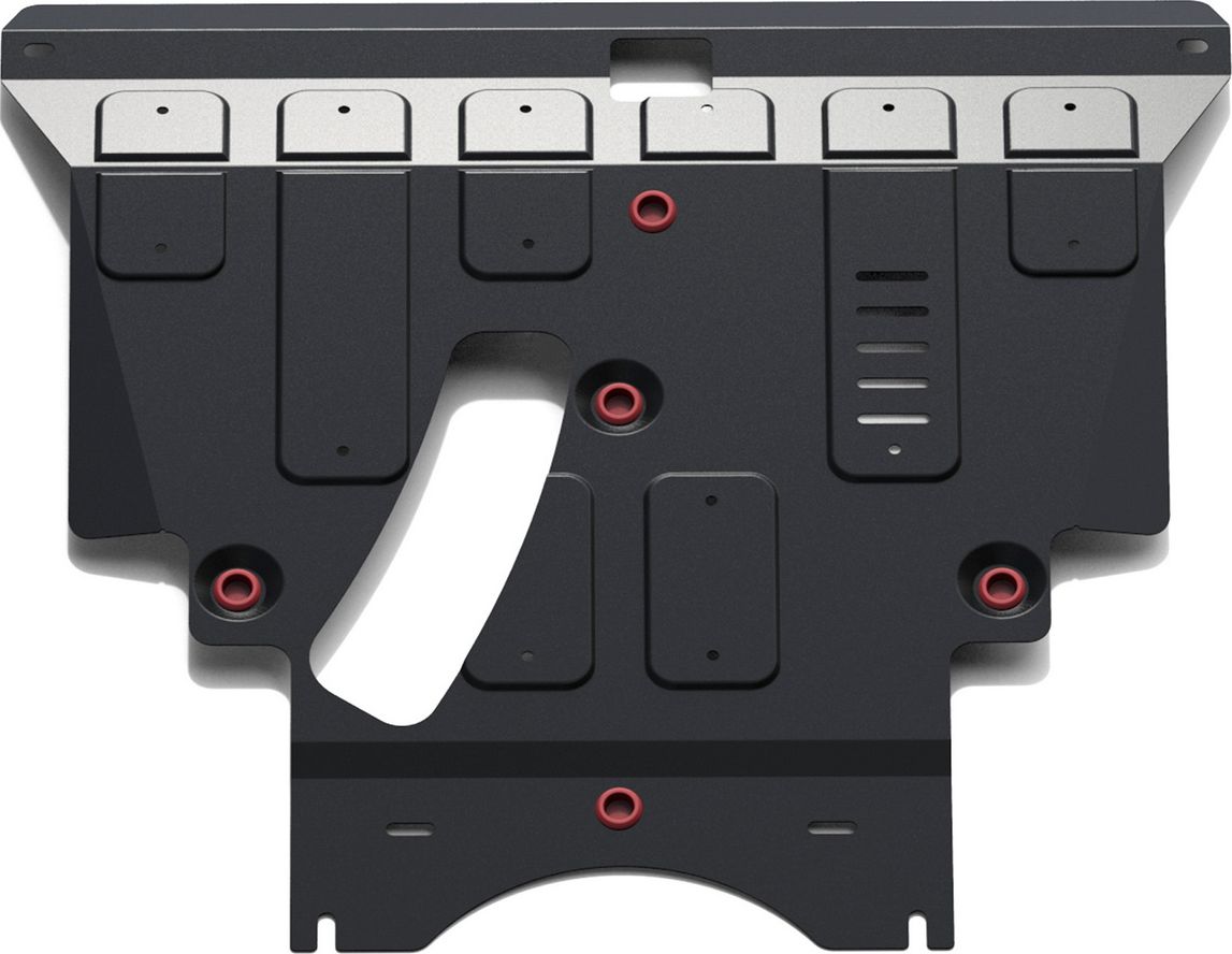 Защита АвтоБРОНЯ для картера и КПП Toyota Ipsum M20 4WD 2001-2009. Артикул 111.05742.1