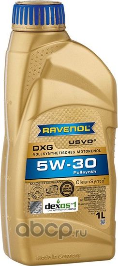 RAVENOL DXG SAE 5W-30 Масло моторное синт. 1L. Артикул 1111124001