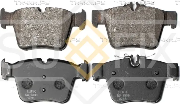 Колодки тормозные задние (Sufix). Артикул SX1308