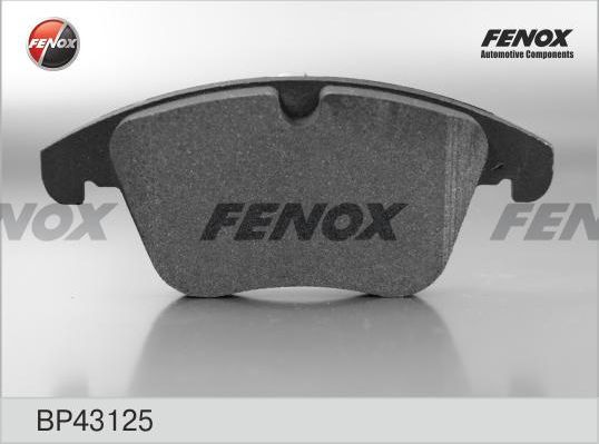 Тормозные колодки Fenox. Артикул BP43125