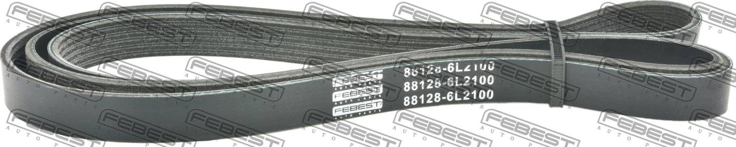 Приводной ремень поликлиновой Febest. Артикул 88128-6L2100