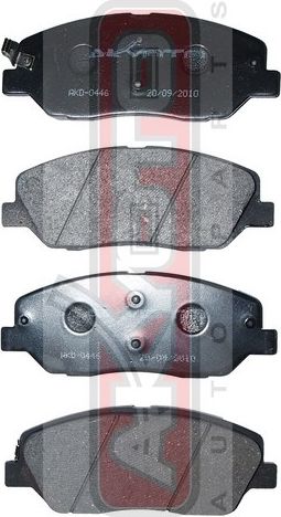 Тормозные колодки Akyoto Packing AKYOTO. Артикул AKD-0446