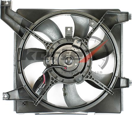 KFD038_Вентилятор радиатора HYUNDAI ELANTRA XD 00-06 (Kortex). Артикул KFD038