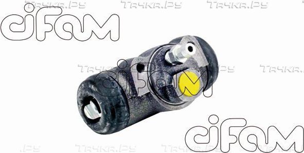 Тормозной цилиндр Cifam (Чугун) задний для Toyota RAV4 I (XA10) 1995-2000. Артикул 101-990