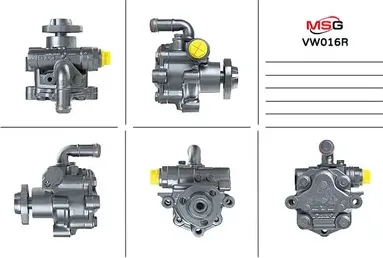 Насос ГУР восстановленный VW Golf IV 1997-2005, VW Sharan 1995-2011, AUDI A3 199 (MSG). Артикул VW016R