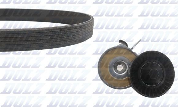 Ремень ГРМ с роликами (комплект) Dolz. Артикул SKD224A