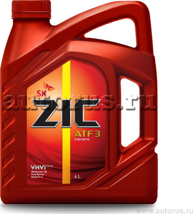 Масло трансмиссионное ATF DEXRON III 4л ZIC. Артикул 162632