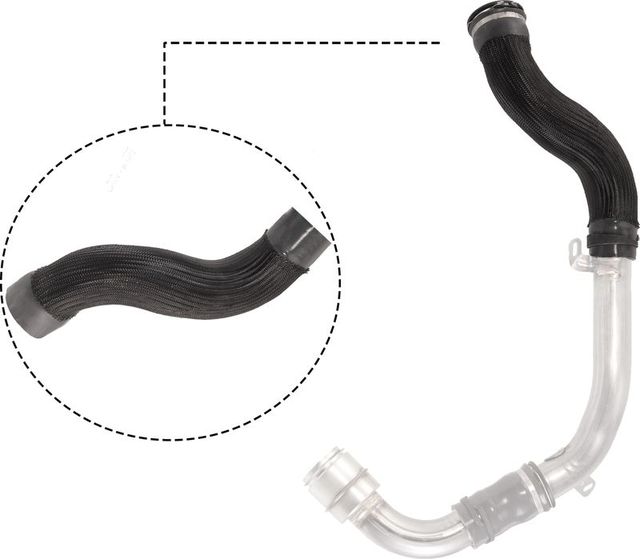 Патрубок интеркулера Rapro (Силикон) для Renault Fluence I 2010-2011. Артикул R12538