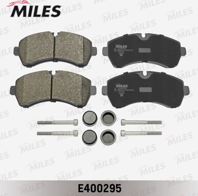 Тормозные колодки Miles (Low-Metallic). Артикул E400295