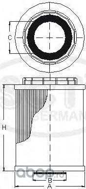 Масляный фильтр SCT-Germany для Kia Mohave I 2007-2026. Артикул SH 4048 P
