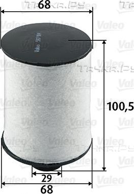 Топливный фильтр Valeo для Fiat Strada 2006-2011. Артикул 587914