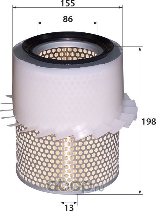 ФИЛЬТР ВОЗДУШНЫЙ (JD) (RB-Exide). Артикул A3015S