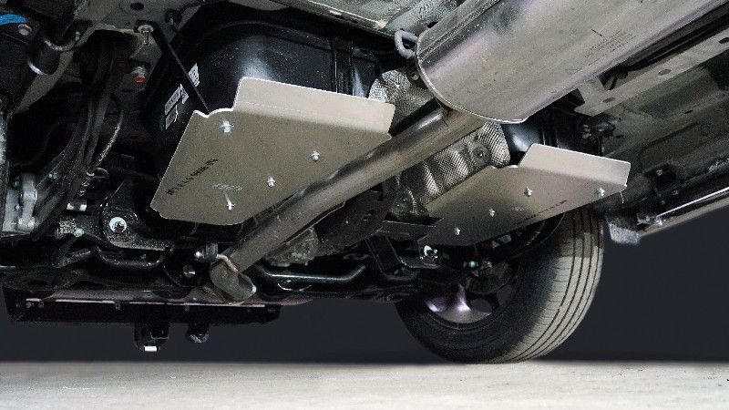 Защита алюминиевая ТСС (4 мм) для бака Jetour T2 2L 4WD 2024-2026. Артикул ZKTCC00696