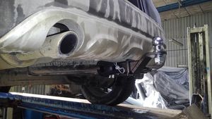 Фаркоп Bizon для Nissan Terrano III 2014-2025. Быстросъемный крюк. Артикул FA 0170-E