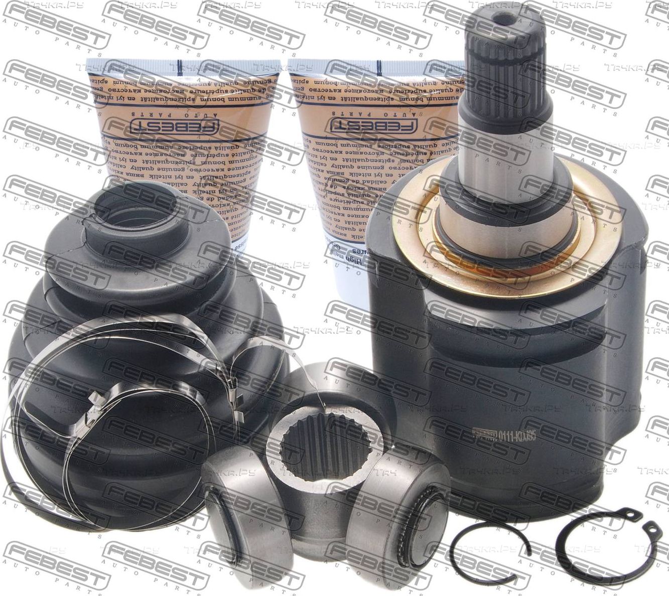 Шрус внутренний (граната) Febest передний для Toyota 4Runner III 1995-2002. Артикул 0111-KDJ95