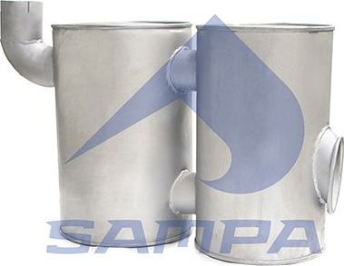 Глушитель Sampa для IVECO Trakker 2005-2012. Артикул 061.369