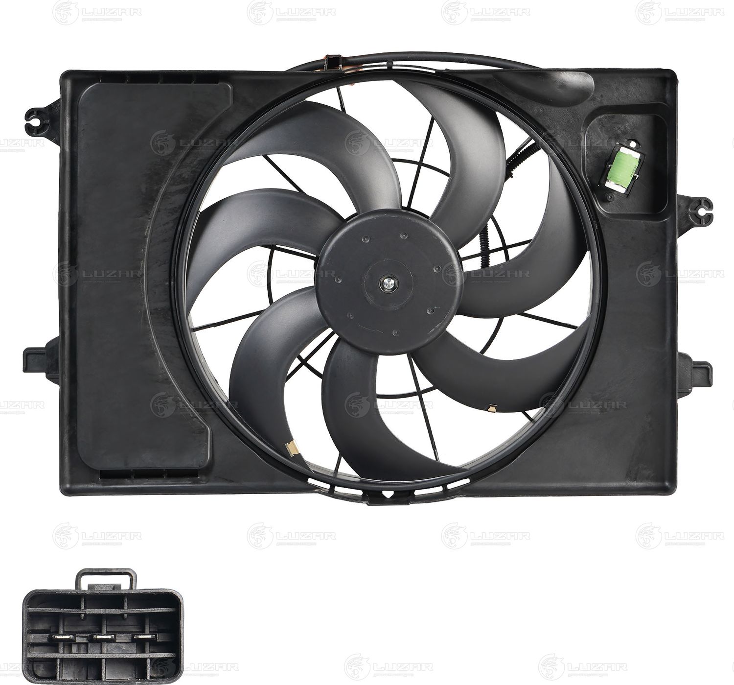 Вентилятор радиатора двигателя Luzar. Артикул LFK 0821