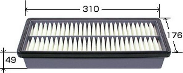 Воздушный фильтр JS Asakashi для Mazda CX-7 I 2007-2013. Артикул A474J