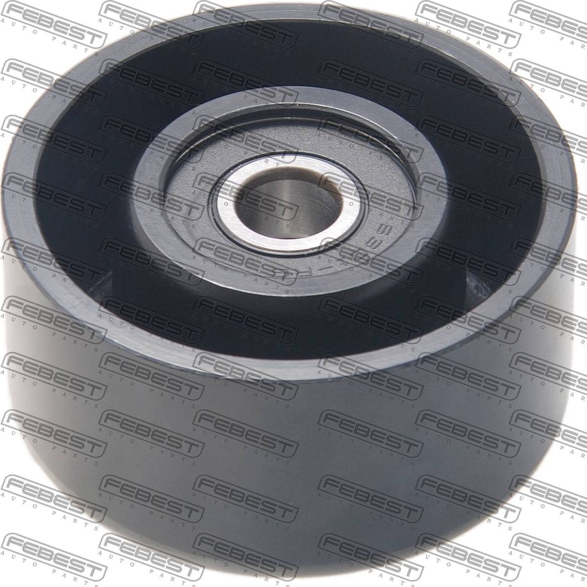 Направляющий (ведущий) ролик приводного поликлинового ремня Febest. Артикул 0288-E11E
