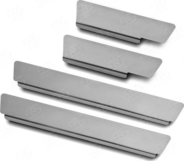 Накладки RusStal на пороги (лист нерж., шлифованный) для Kia Optima IV 2016-2026. Артикул KIAOP16-02