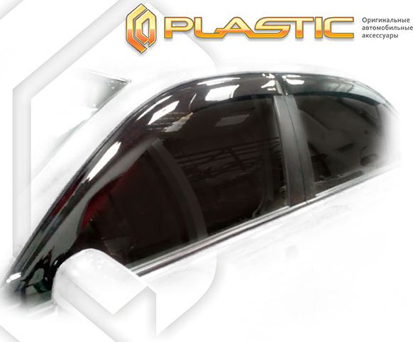 Дефлекторы СА Пластик для окон (Classic полупрозрачный) Toyota Corolla Axio NZE160 2012–2015. Артикул 2010030310084