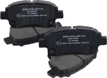 Тормозные колодки Zentparts. Артикул Z07611