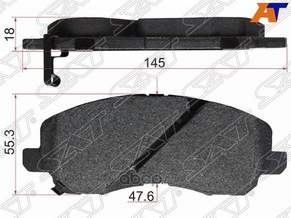 КОЛОДКИ ТОРМОЗНЫЕ FR MITSUBISHI OUTLANDER 05-12CO (SAT). Артикул ST4605A261