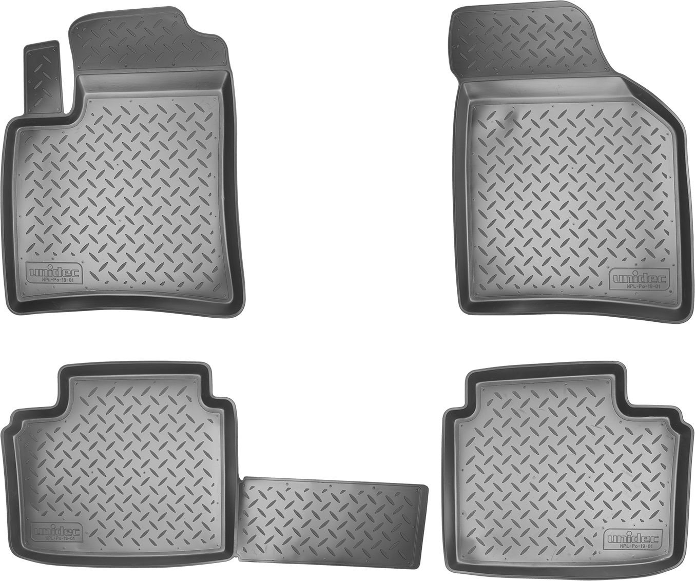 Коврики Норпласт для салона Brilliance M2 2005-2026. Артикул NPL-Po-19-01