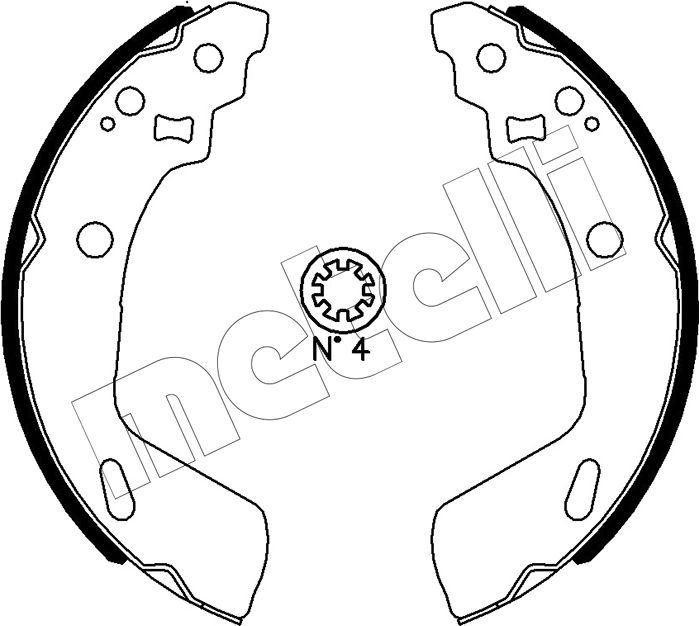 Тормозные колодки Metelli. Артикул 53-0633