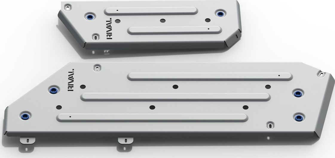 Защита алюминиевая Rival для топливного бака Toyota Land Cruiser 300 2021-2026. Артикул 2333.9554.1.6